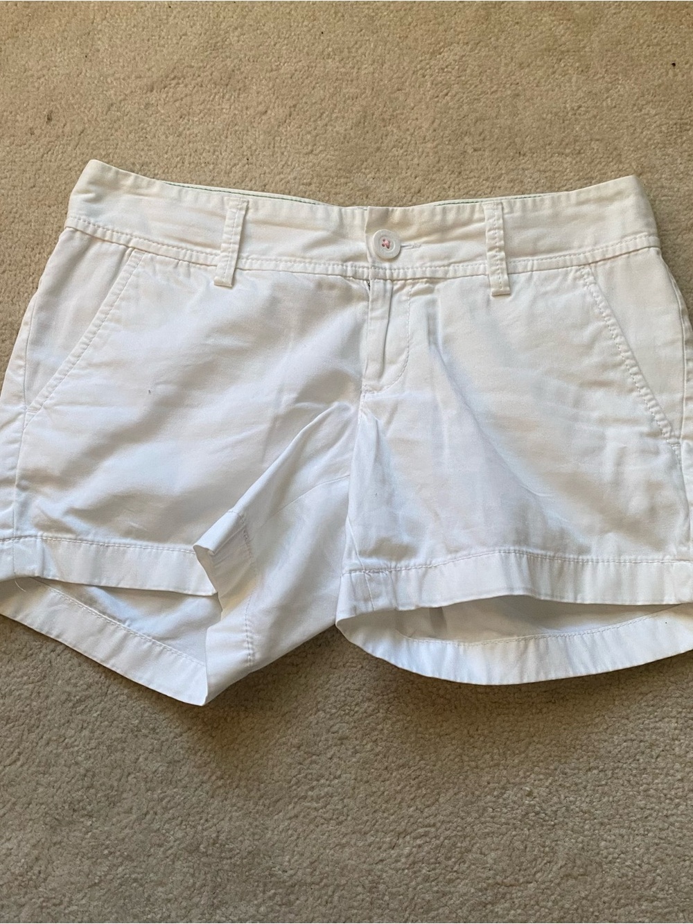Lilly Pulitzer White Cotton Bermuda Shorts